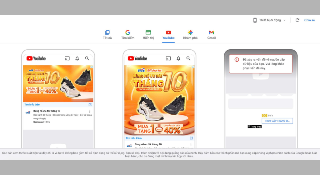 quảng cáo google